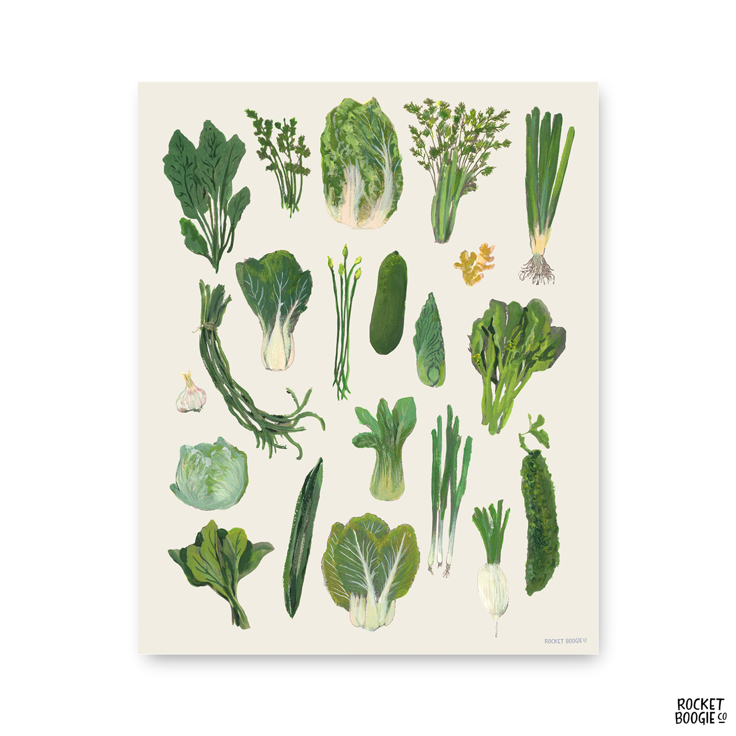 Choy Print | Chinese Vegetables