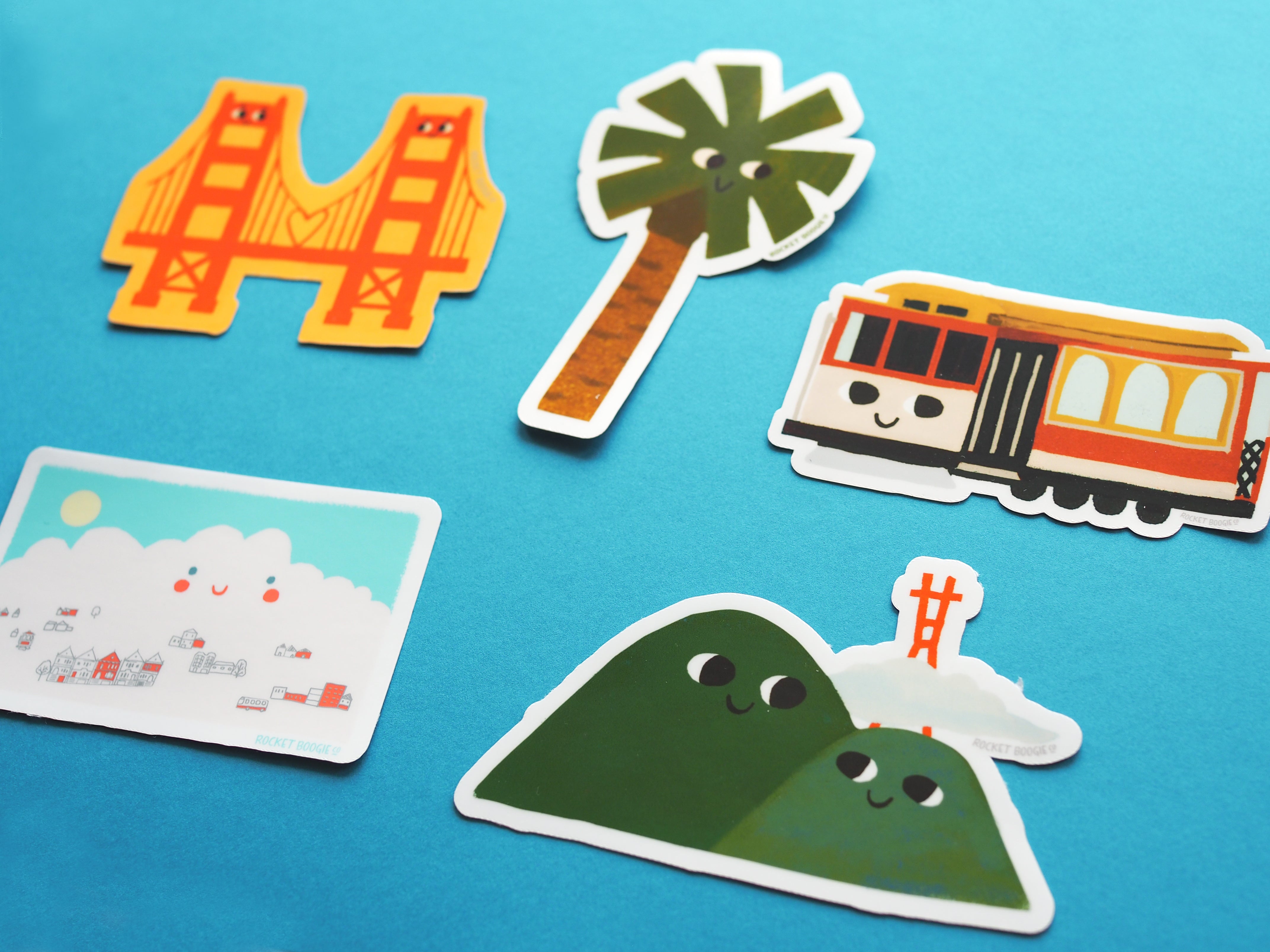 Rocket Boogie sticker pack