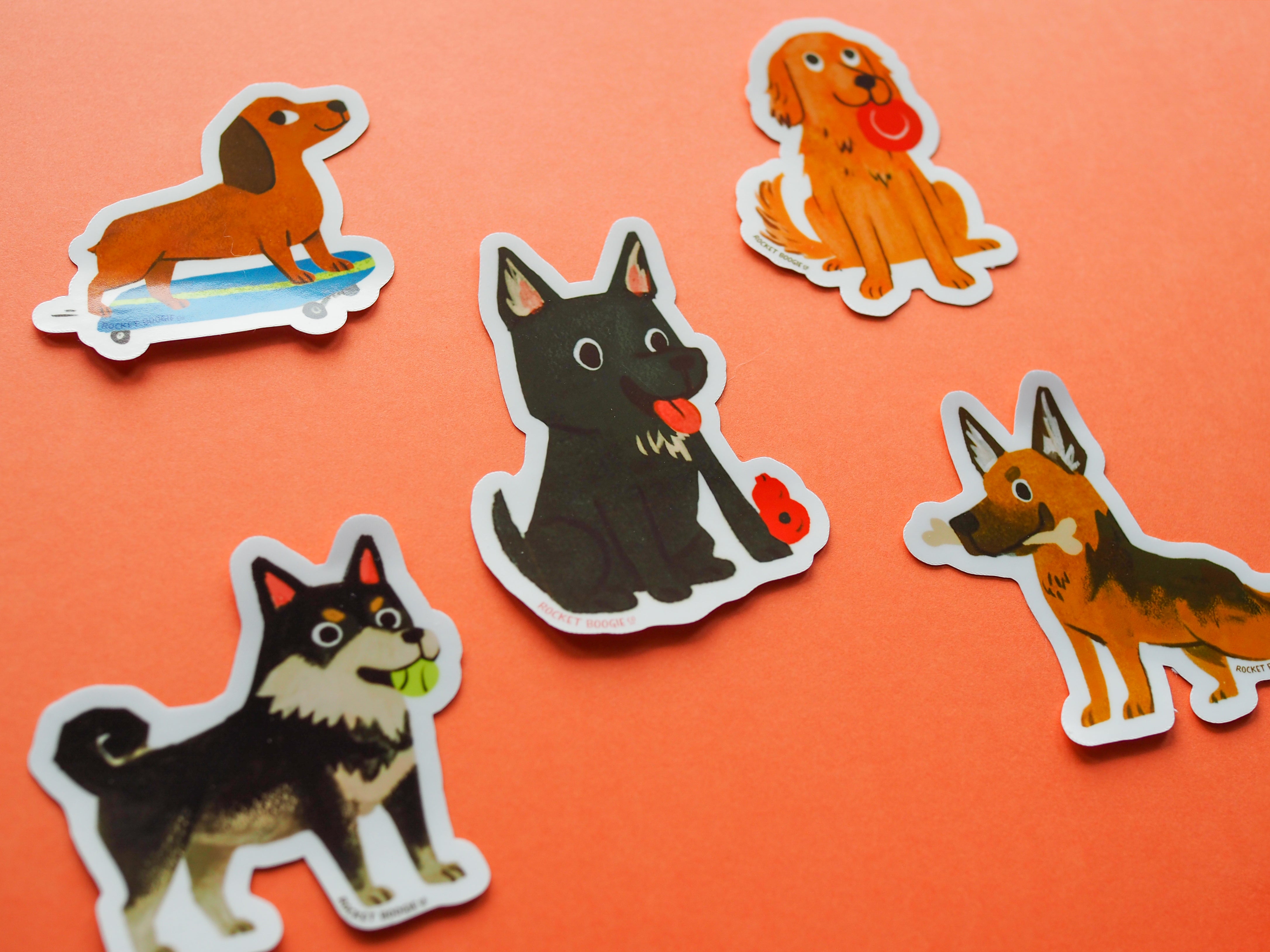 Rocket Boogie sticker pack