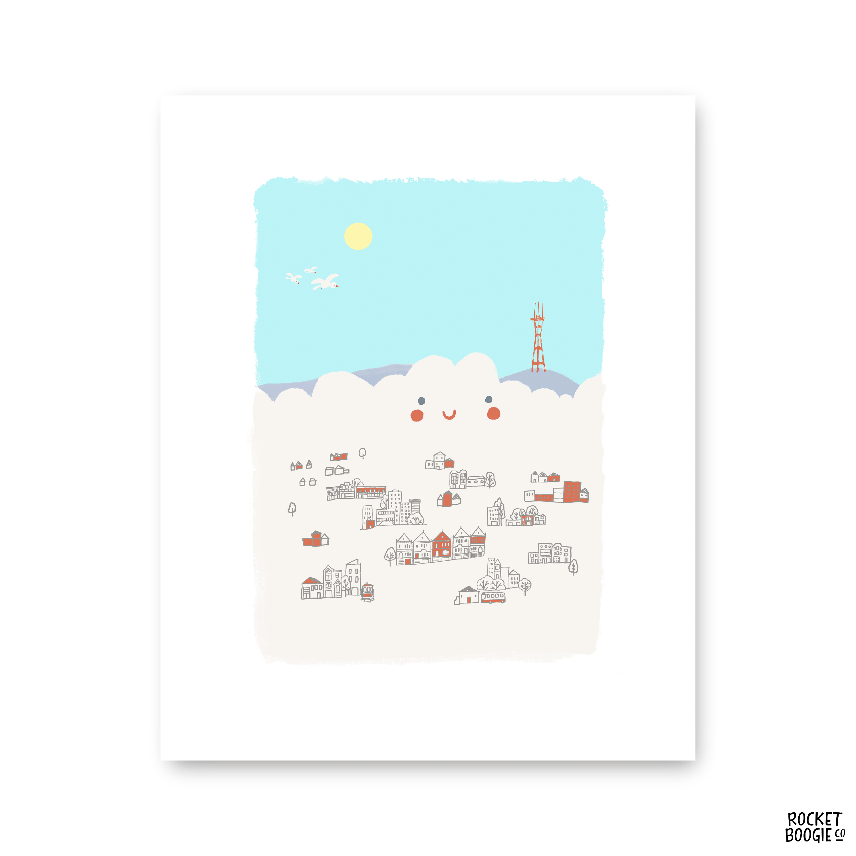 San Francisco Print (Karl the Fog)